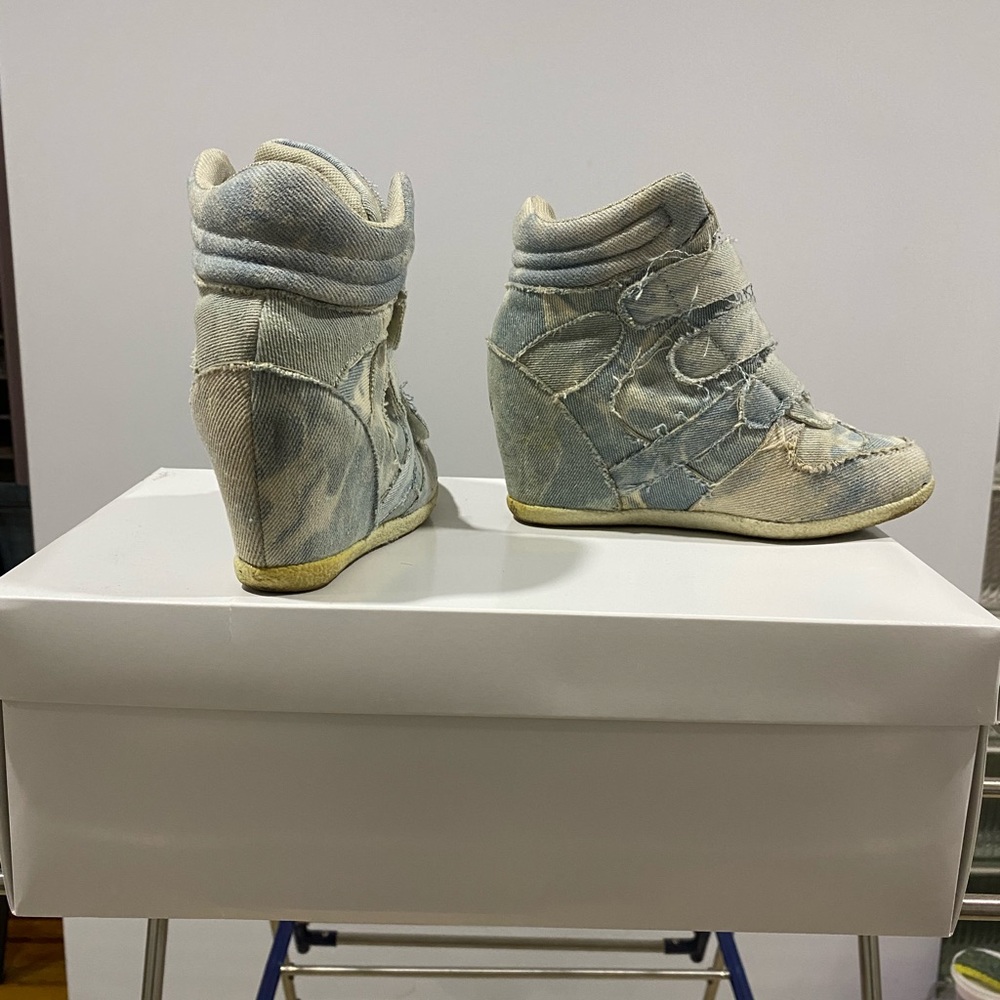 Isabel Marant Denim Wedge Sneaker Inspired